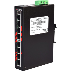 Antaira LNP-0800 8-Port  PoE+ Unmanaged Ethernet Switch, 30W/Port